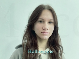 Holliswrote